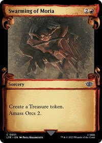 Swarming of Moria (Showcase Scrolls) (601) [Universes Beyond: The Lord of the Rings: Tales of Middle-earth]