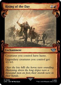 Rising of the Day (Showcase Scrolls) (596) [Universes Beyond: The Lord of the Rings: Tales of Middle-earth]