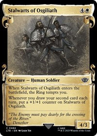 Stalwarts of Osgiliath (Showcase Scrolls) (484) [Universes Beyond: The Lord of the Rings: Tales of Middle-earth]