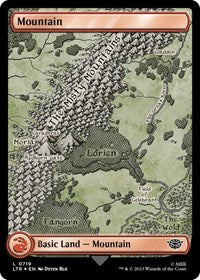 Mountain (0719) (Surge Foil) (719) [Universes Beyond: The Lord of the Rings: Tales of Middle-earth]