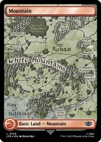 Mountain (0720) (Surge Foil) (720) [Universes Beyond: The Lord of the Rings: Tales of Middle-earth]