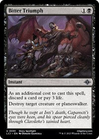 Bitter Triumph (91) [The Lost Caverns of Ixalan]