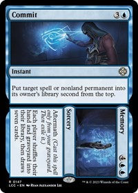 Commit // Memory (147) [Commander: The Lost Caverns of Ixalan]