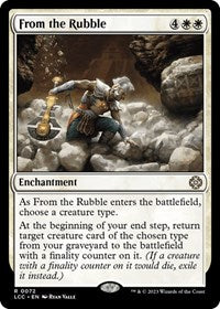 From the Rubble (72) [Commander: The Lost Caverns of Ixalan]