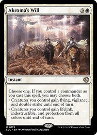 Akroma's Will (125) [Commander: The Lost Caverns of Ixalan]