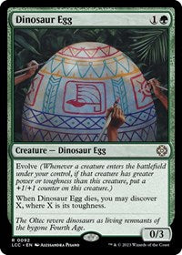 Dinosaur Egg (92) [Commander: The Lost Caverns of Ixalan]