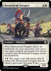 Bronzebeak Foragers (Extended Art) (37) [Commander: The Lost Caverns of Ixalan]