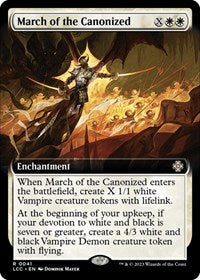 March of the Canonized (Extended Art) (41) [Commander: The Lost Caverns of Ixalan]