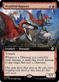 Wrathful Raptors (Extended Art) (56) [Commander: The Lost Caverns of Ixalan]