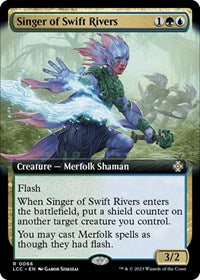 Singer of Swift Rivers (Extended Art) (66) [Commander: The Lost Caverns of Ixalan]