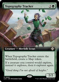 Topography Tracker (Extended Art) (63) [Commander: The Lost Caverns of Ixalan]