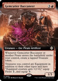 Gemcutter Buccaneer (Extended Art) (55) [Commander: The Lost Caverns of Ixalan]