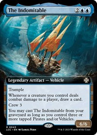 The Indomitable (Extended Art) (43) [Commander: The Lost Caverns of Ixalan]