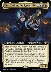 Don Andres, the Renegade (Extended Art) (28) [Commander: The Lost Caverns of Ixalan]