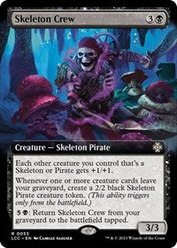 Skeleton Crew (Extended Art) (53) [Commander: The Lost Caverns of Ixalan]