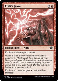 Etali's Favor (149) [The Lost Caverns of Ixalan]