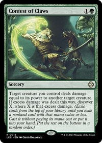 Contest of Claws (12) [Commander: The Lost Caverns of Ixalan]