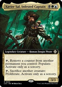 Xavier Sal, Infested Captain (Extended Art) (33) [Commander: The Lost Caverns of Ixalan]