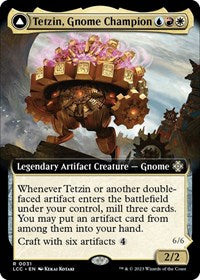 Tetzin, Gnome Champion (Extended Art) (31) [Commander: The Lost Caverns of Ixalan]