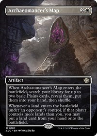Archaeomancer's Map (Borderless) (101) [Commander: The Lost Caverns of Ixalan]