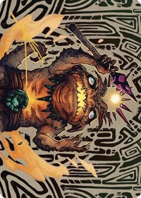 Zoyowa Lava-Tongue Art Card (Gold-Stamped Signature) (54) [Art Series: The Lost Caverns of Ixalan]