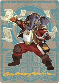 Quintorius Kand Art Card (65/81) (Gold-Stamped Signature) (65) [Art Series: The Lost Caverns of Ixalan]
