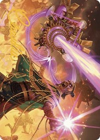 Cosmium Blast Art Card (Gold-Stamped Signature) (1) [Art Series: The Lost Caverns of Ixalan]