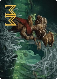 Tendril of the Mycotyrant Art Card (Gold-Stamped Signature) (31) [Art Series: The Lost Caverns of Ixalan]