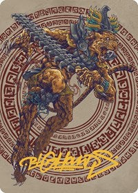 Sovereign Okinec Ahau Art Card (Gold-Stamped Signature) (53) [Art Series: The Lost Caverns of Ixalan]