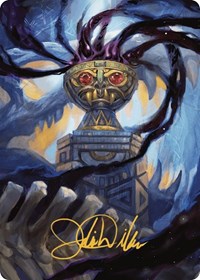 Chalice of the Void Art Card (Gold-Stamped Signature) (79) [Art Series: The Lost Caverns of Ixalan]