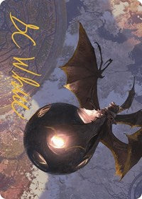 Malicious Eclipse Art Card (Gold-Stamped Signature) (17) [Art Series: The Lost Caverns of Ixalan]