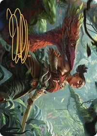 Wayta, Trainer Prodigy Art Card (Gold-Stamped Signature) (71) [Art Series: The Lost Caverns of Ixalan]
