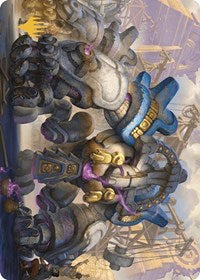Master's Manufactory Art Card (Gold-Stamped Planeswalker Symbol) (34) [Art Series: The Lost Caverns of Ixalan]