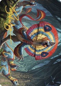 Sunfrill Imitator Art Card (Gold-Stamped Signature) (78) [Art Series: The Lost Caverns of Ixalan]