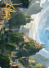 Clifftop Retreat Art Card (Gold-Stamped Signature) (81) [Art Series: The Lost Caverns of Ixalan]