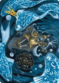 Eaten by Piranhas Art Card (Gold-Stamped Signature) (11) [Art Series: The Lost Caverns of Ixalan]