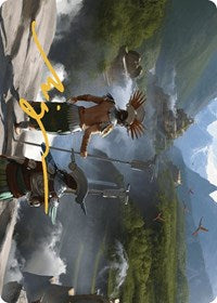 Glimpse the Core Art Card (Gold-Stamped Signature) (25) [Art Series: The Lost Caverns of Ixalan]