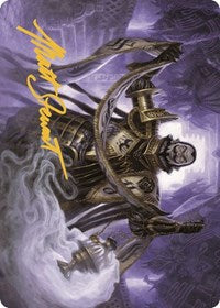 Clavileno, First of the Blessed Art Card (70/81) (Gold-Stamped Signature) (70) [Art Series: The Lost Caverns of Ixalan]