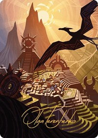 Plains Art Card (Gold-Stamped Signature) (44) [Art Series: The Lost Caverns of Ixalan]