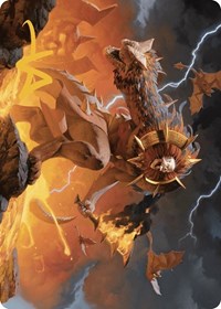 Ojer Axonil, Deepest Might Art Card (Gold-Stamped Signature) (20) [Art Series: The Lost Caverns of Ixalan]