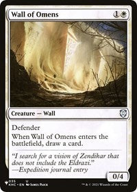 Wall of Omens (KHC) (035) [The List Reprints]