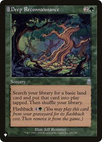 Deep Reconnaissance (236/350) [The List Reprints]