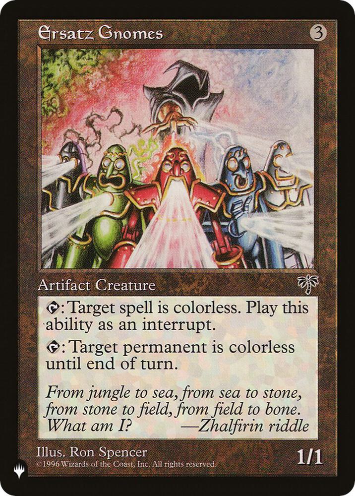 Ersatz Gnomes [The List Reprints]