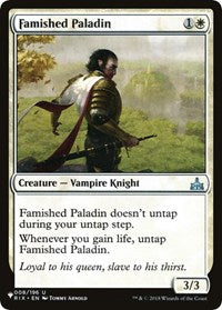 Famished Paladin (008/196) [The List Reprints]
