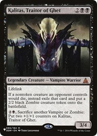 Kalitas, Traitor of Ghet (086/184) [The List Reprints]