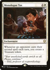 Monologue Tax (019/081) [The List Reprints]
