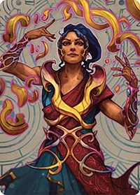 Saheeli, the Sun's Brilliance Art Card (52) [Art Series: The Lost Caverns of Ixalan]