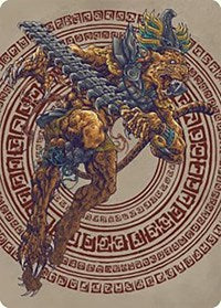Sovereign Okinec Ahau Art Card (53) [Art Series: The Lost Caverns of Ixalan]