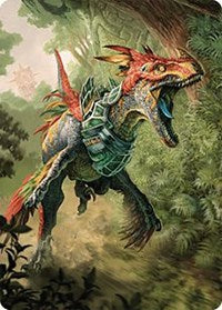 Dinosaur Token Art Card (67) [Art Series: The Lost Caverns of Ixalan]