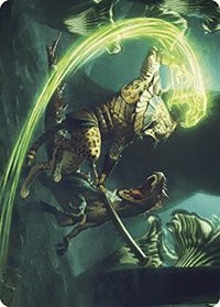 Contest of Claws Art Card (72) [Art Series: The Lost Caverns of Ixalan]
